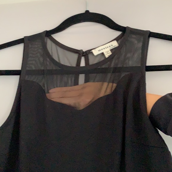 MONTEAU little black dress | size M - Picture 3 of 6